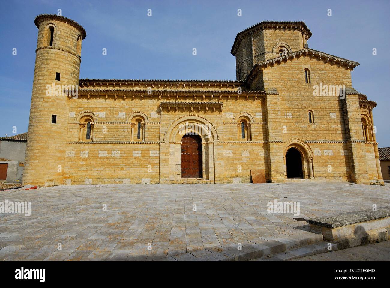 Church of San Martin de Fromista, Palencia, Spain Stock Photo