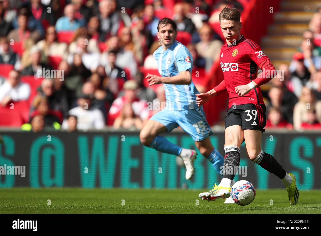 Scott McTominay of Manchester United Coventry City v Manchester
