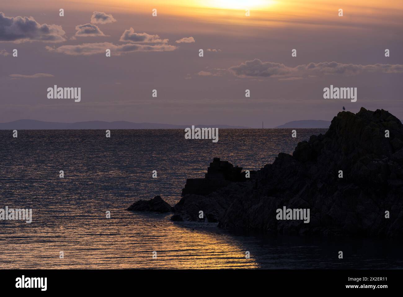 Old lighthouse portpatrick hi-res stock photography and images - Alamy
