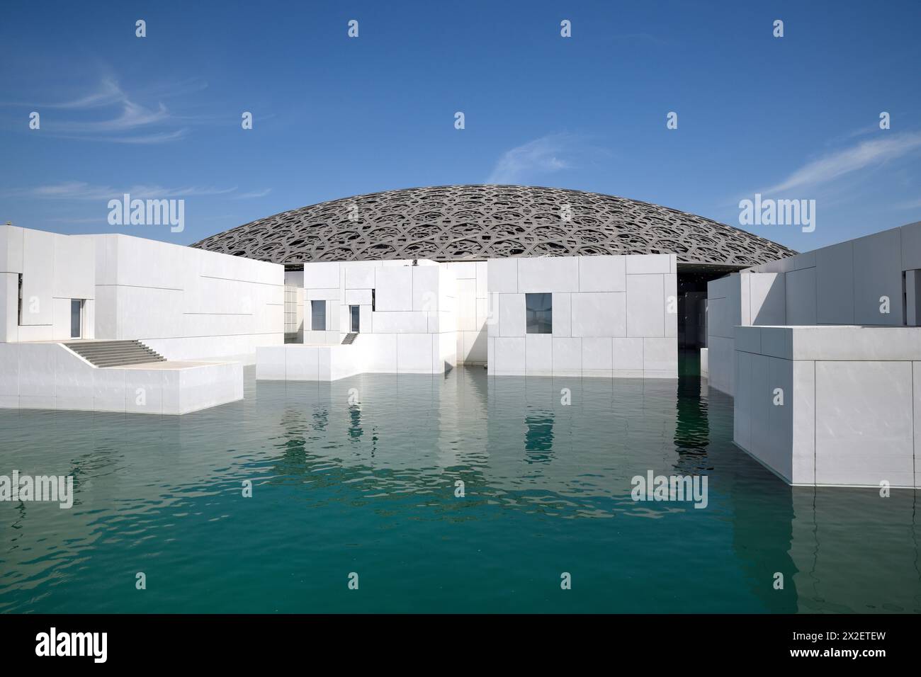 geography / travel, United Arab Emirates, Abu Dhabi, Louvre Abu Dhabi, ADDITIONAL-RIGHTS-CLEARANCE-INFO-NOT-AVAILABLE Stock Photo