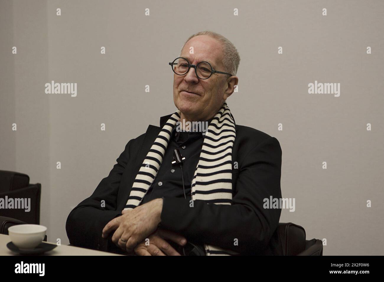 Portrait of Sir Peter Cook (architect) 15/12/2010 ©Isabella De Maddalena/opale.photo Stock Photo