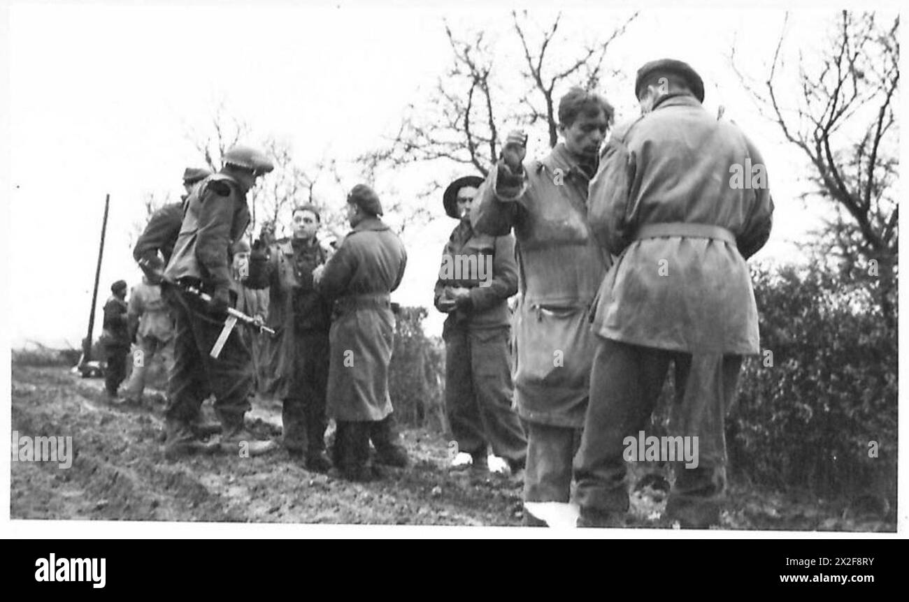British soldiers in foxholes Black and White Stock Photos & Images - Alamy