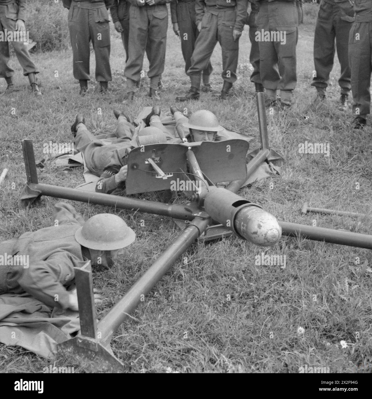 THE HOME GUARD 193945 Men of the Saxmundham Home Guard prepare to