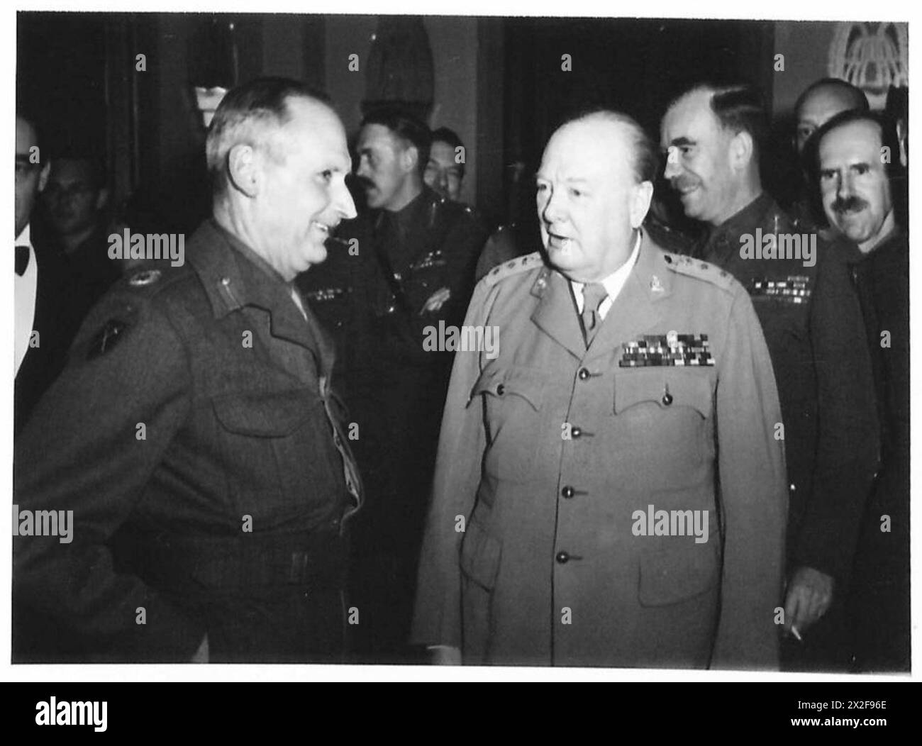 Series of photographs from the El Alamein dinner at Claridges Hotel, 23 ...