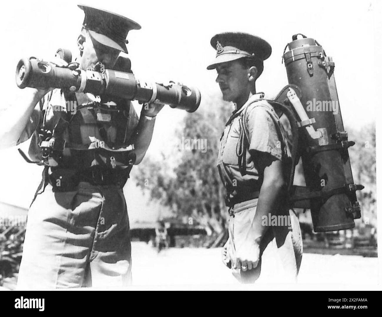 Captured Italian equipment includes a portable range finder carried on ...