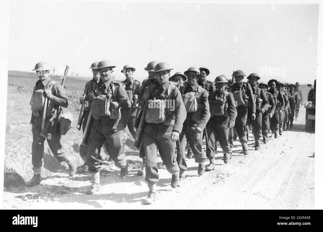Photographs of infantry Black and White Stock Photos & Images - Alamy