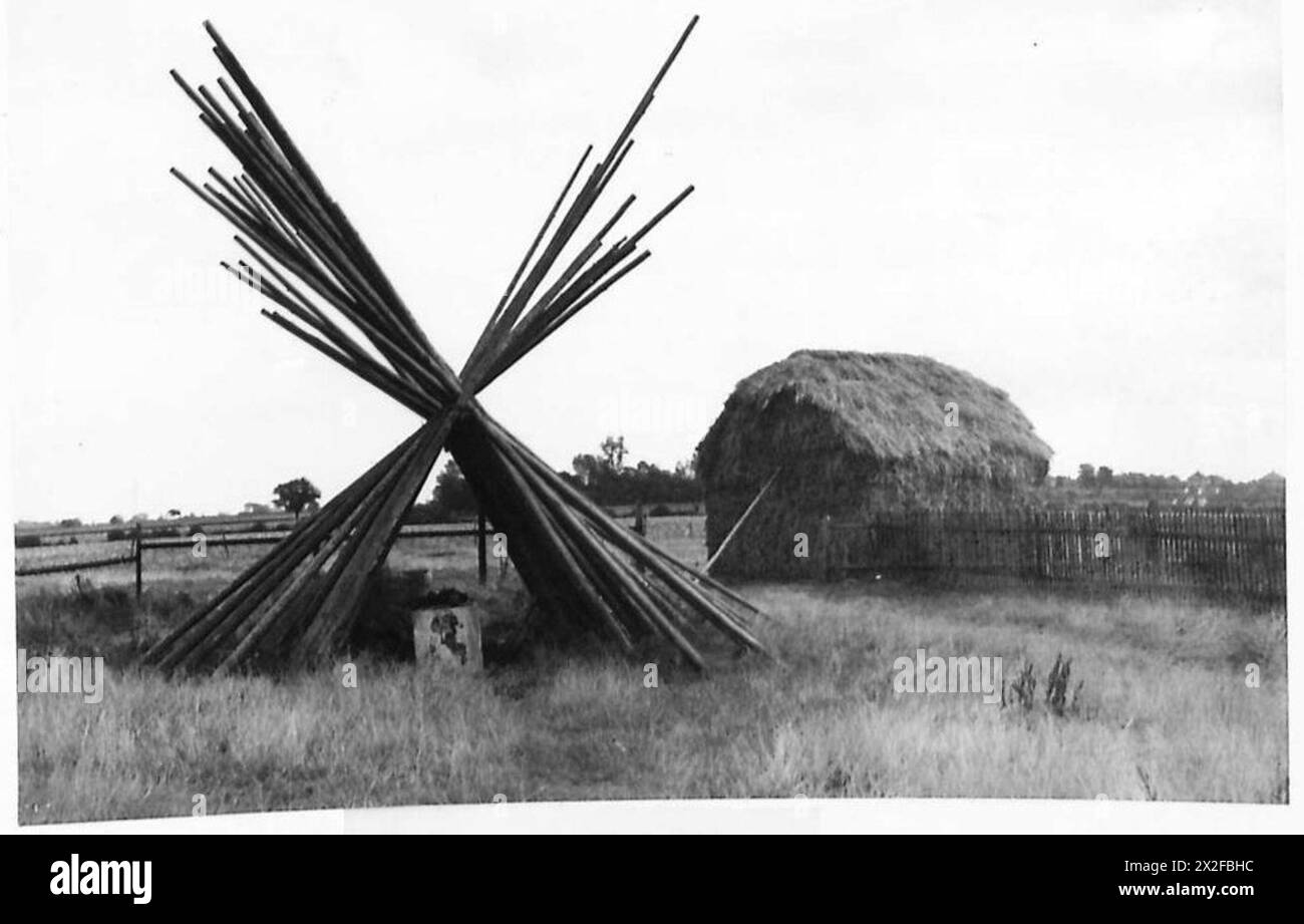 Camouflaged structures Black and White Stock Photos & Images - Alamy