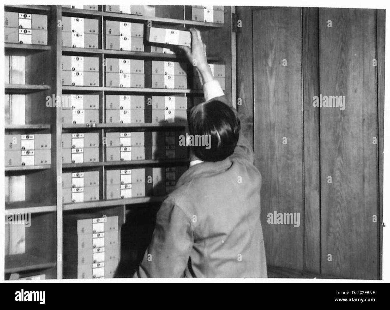 THE PHOTOGRAPHIC UNIT, WAR OFFICE Paper store British Army Stock