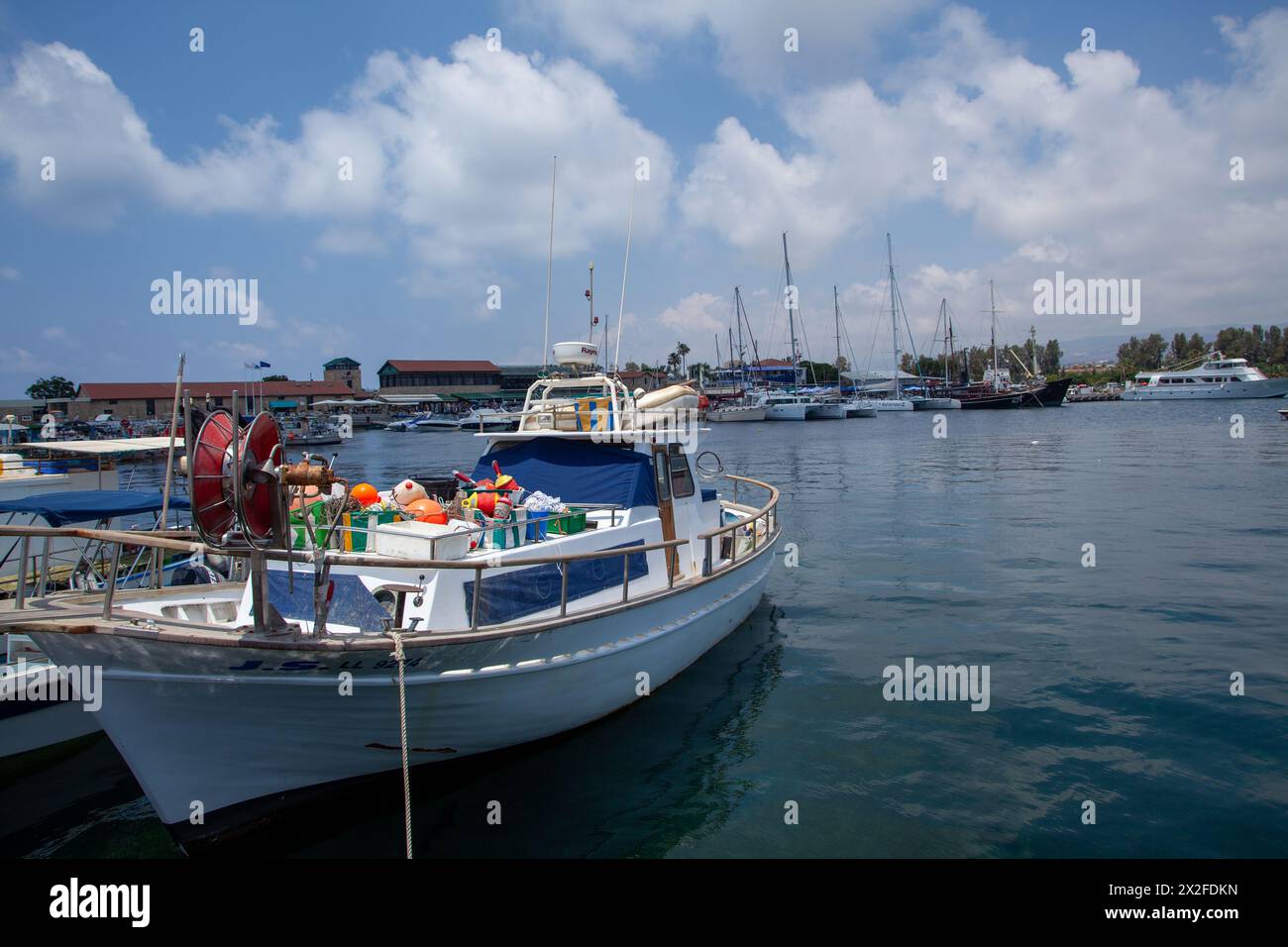Cyprus fishing boats boat hi-res stock photography and images - Alamy