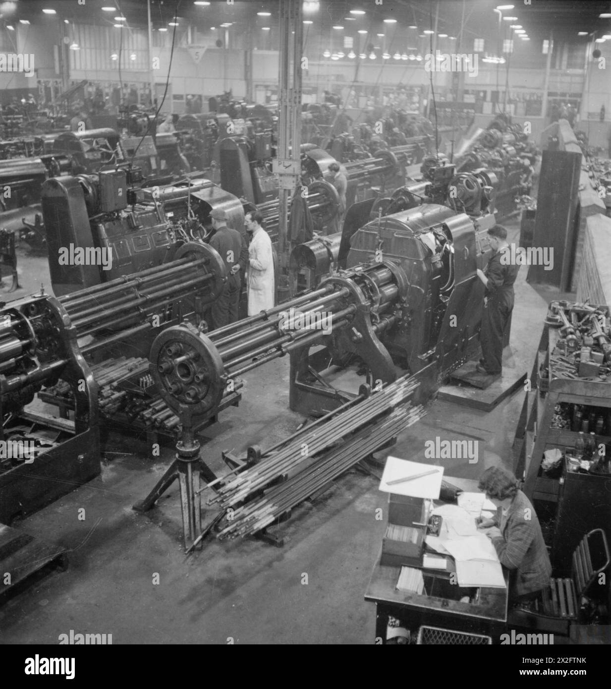 A MERLIN IS MADE THE PRODUCTION OF MERLIN ENGINES AT A ROLLS ROYCE