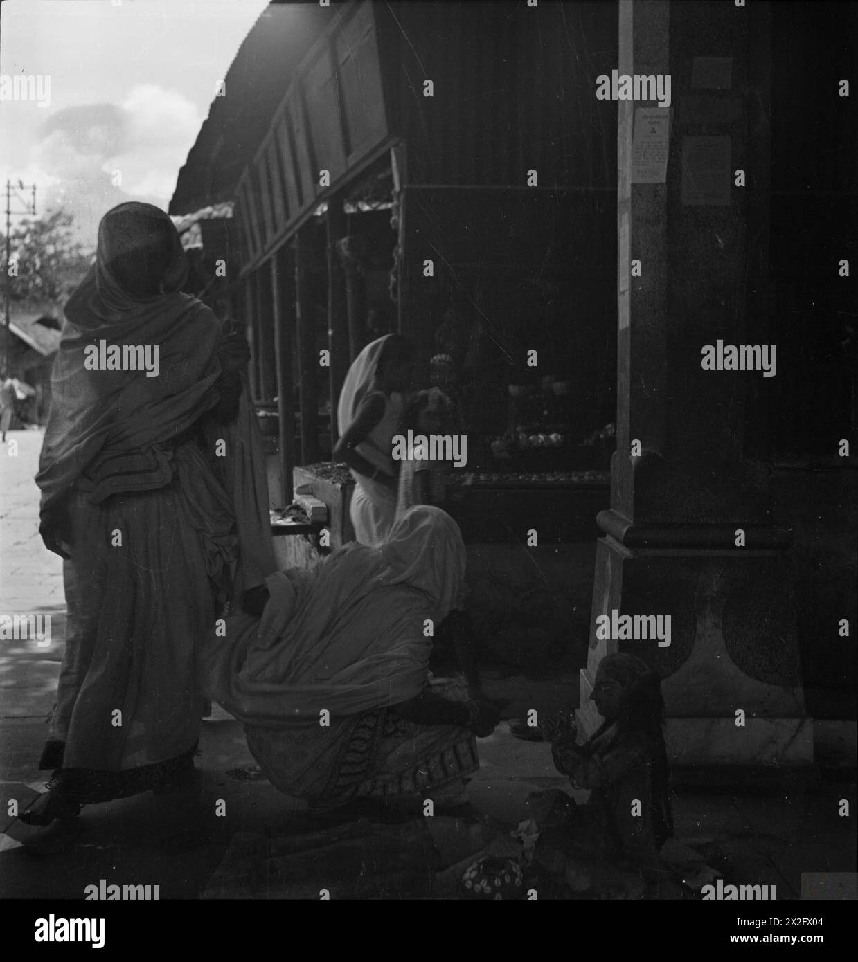 Deployed Campaign Photograph by Cecil Beaton taken during his tour of India, Burma, and ...