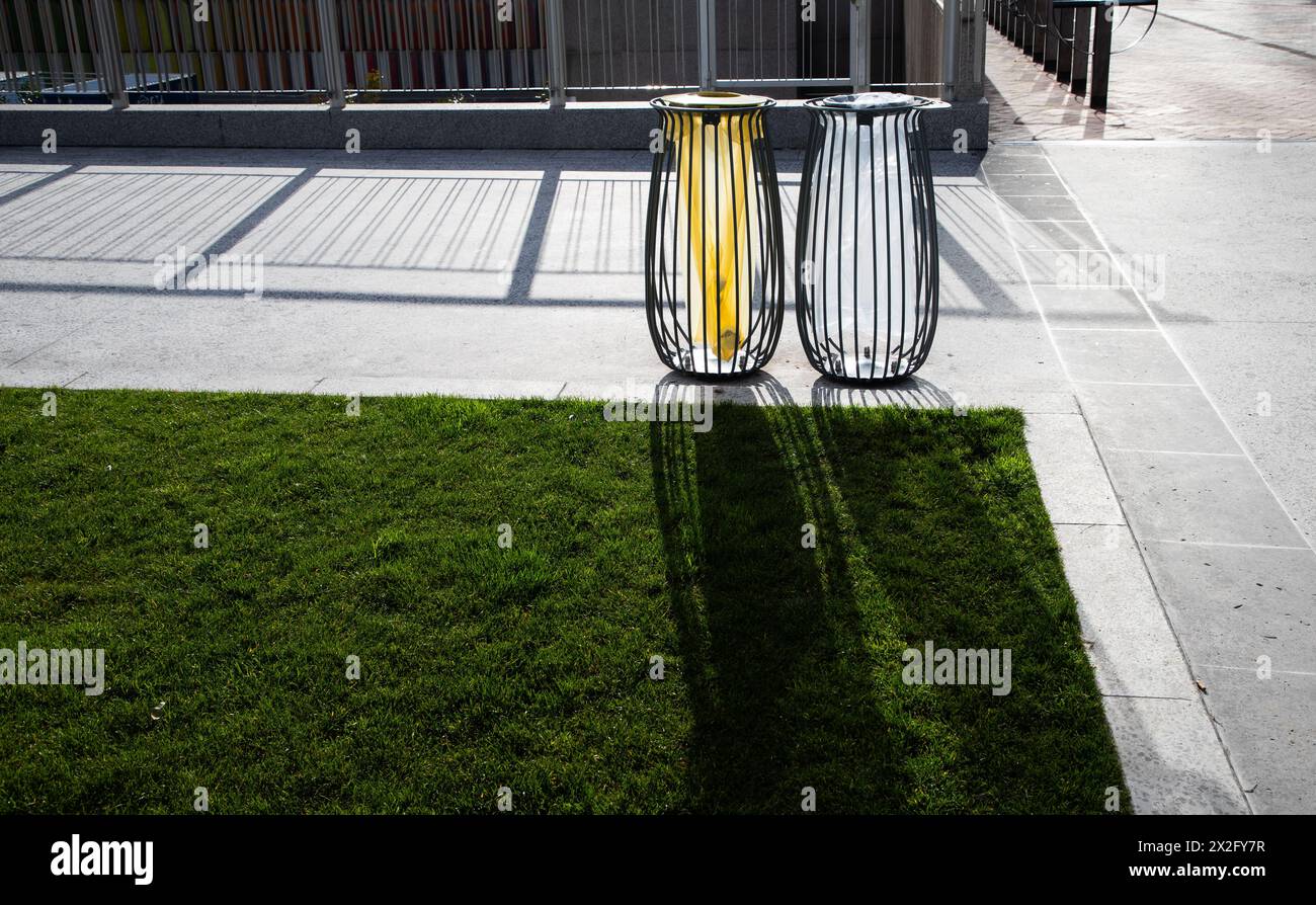 Refuse bins vector hi-res stock photography and images - Alamy