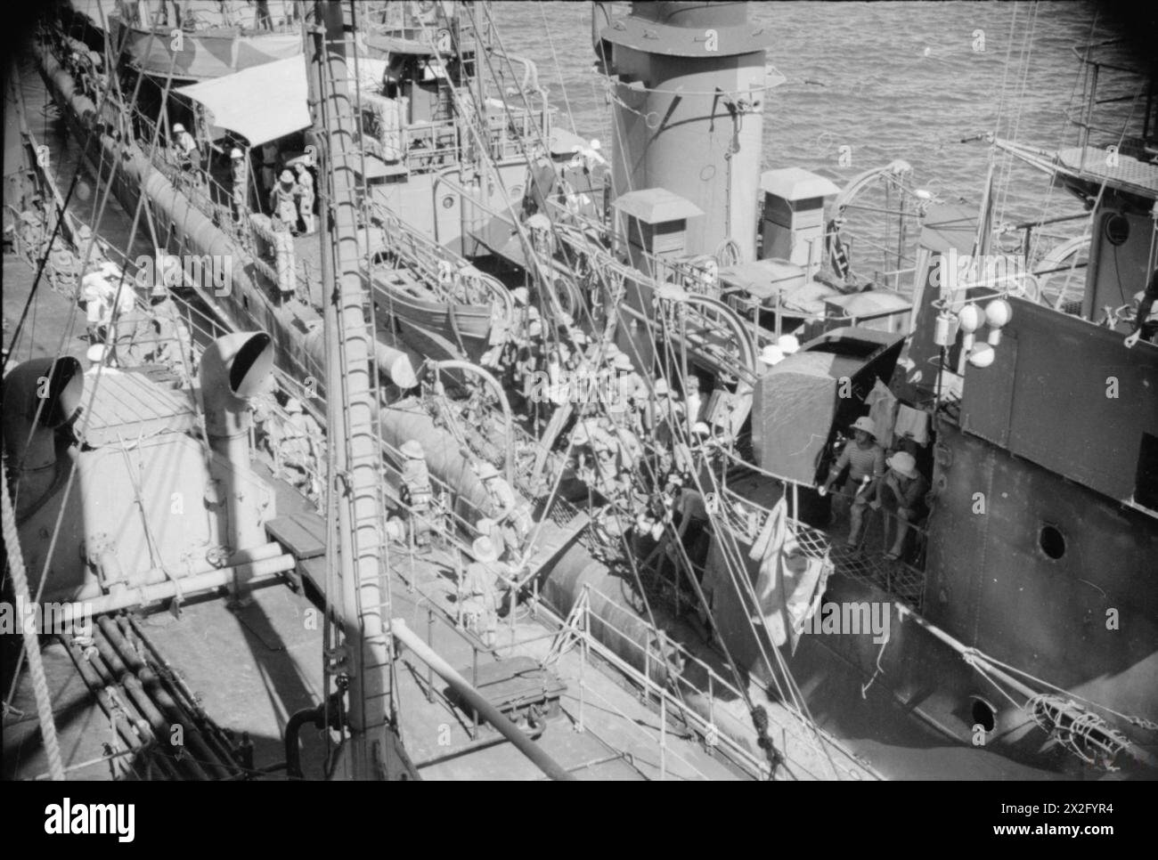 DAKAR OPERATIONS. SEPTEMBER 1940, ON BOARD SS WESTERNLAND AT SEA ...