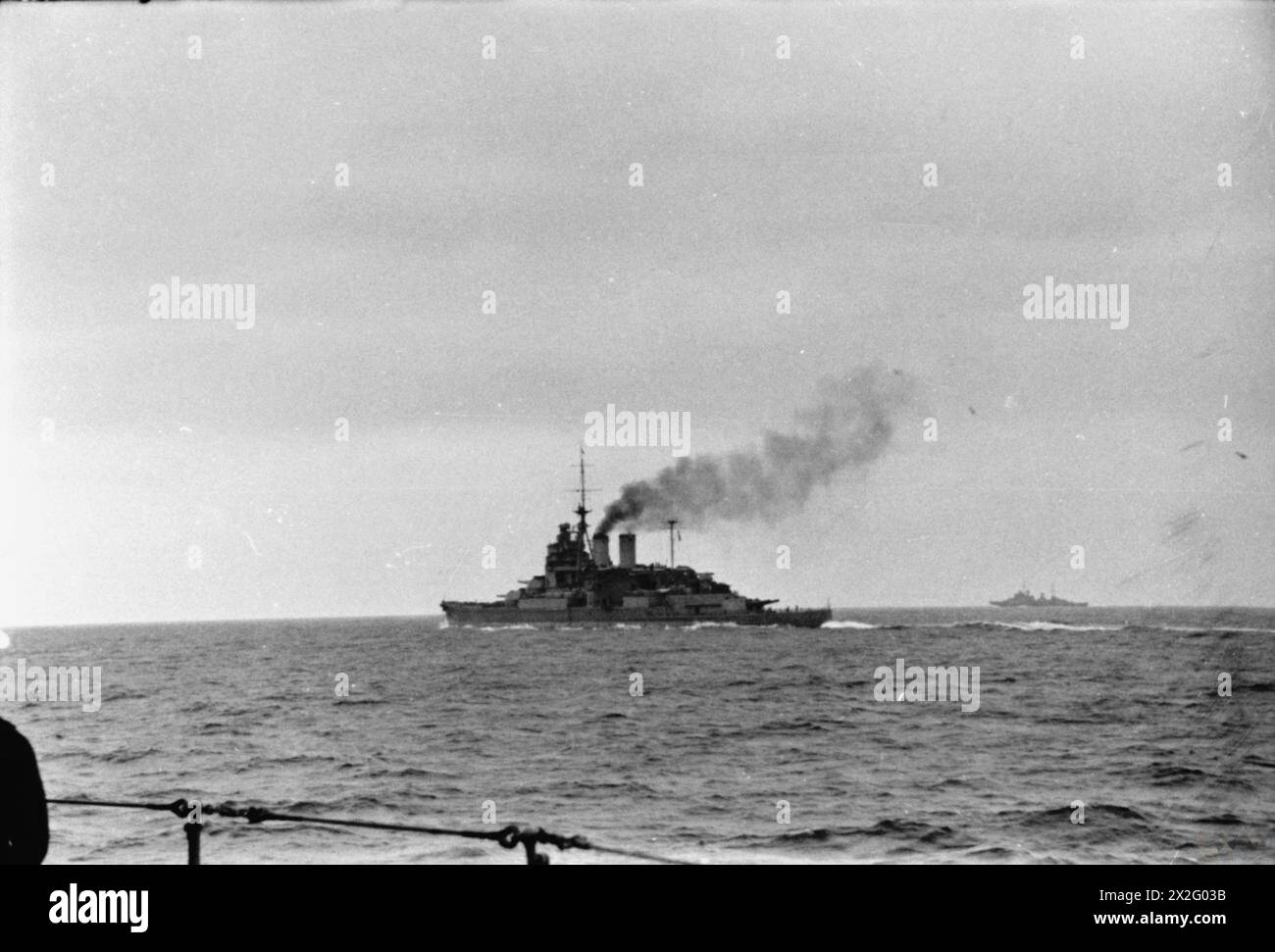 NAVAL FORCES THAT TOOK PART IN THE BOMBARDMENT OF GENOA, 9 FEBRUARY