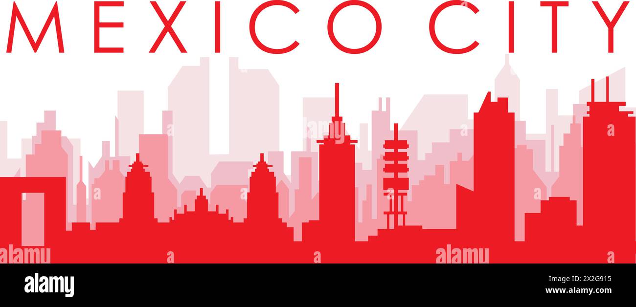Mexico city skyline black and white hi-res stock photography and images ...