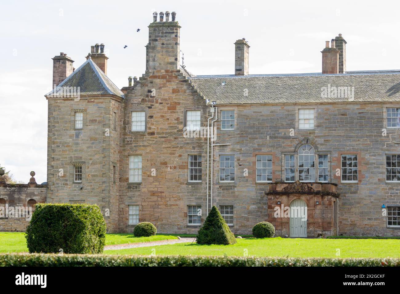 Balcaskie is a 17th-century country house in Fife, Scotland Stock Photo