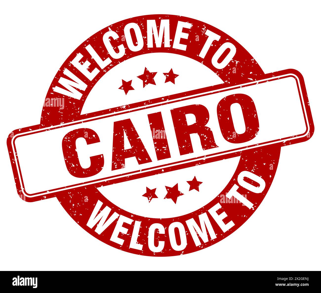 Welcome to Cairo stamp. Cairo round sign isolated on white background ...