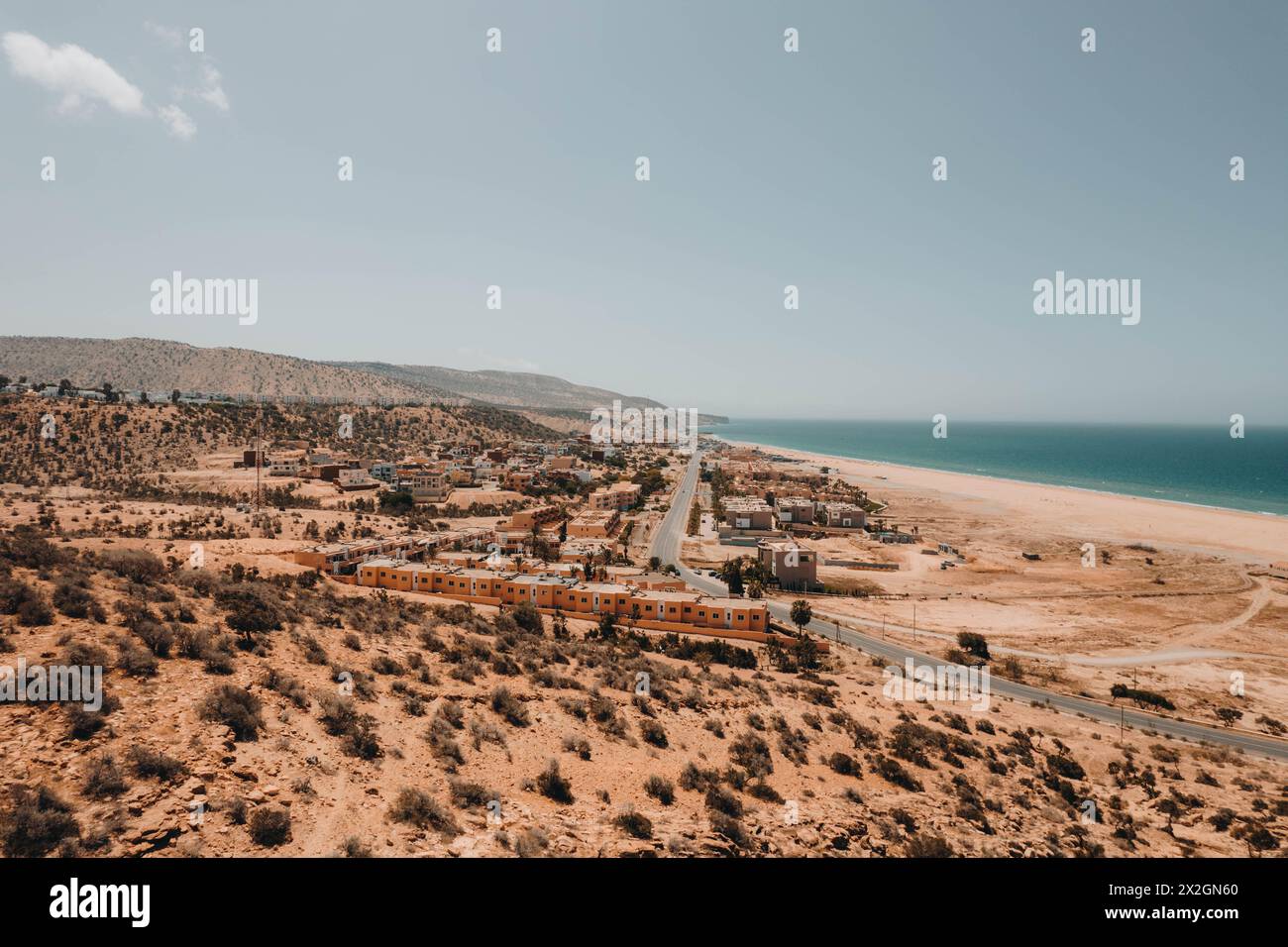 A Panoramic View Of Imi Ouaddar, North Of Taghazout And Agadir, Morocco ...