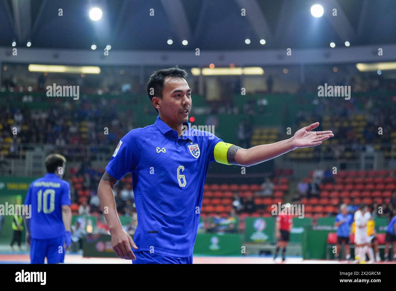 Bangkok, Thailand. 21st Apr, 2024. Jirawat Sornwichian of Thailand seen