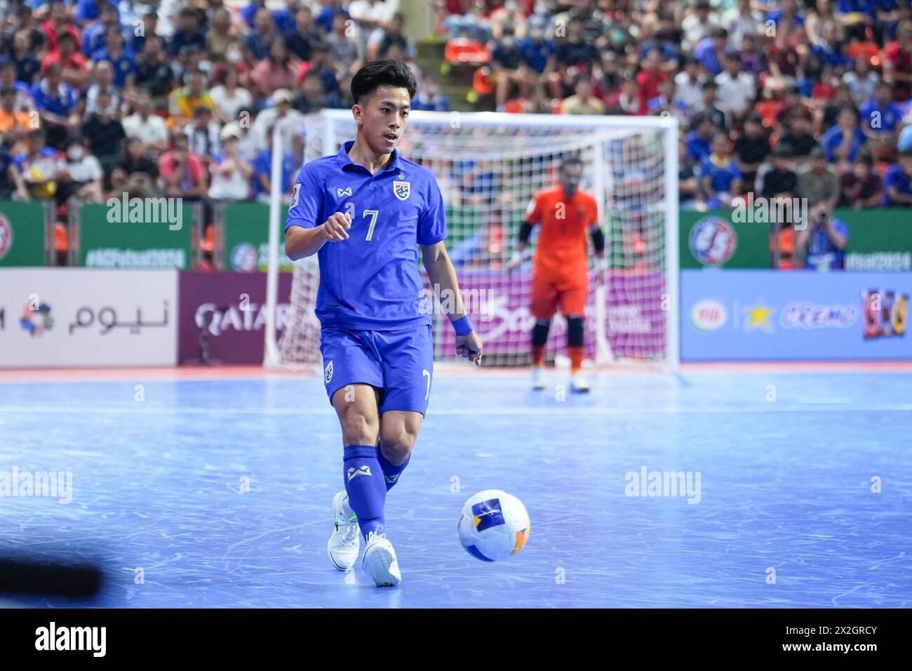 Bangkok, Thailand. 21st Apr, 2024. Panut Kittipanuwong of Thailand seen