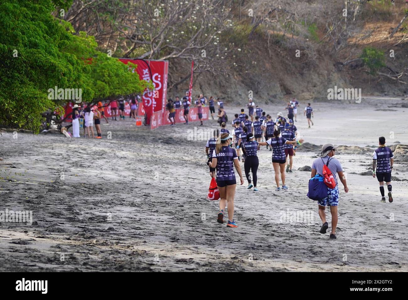 Guanacaste ,Costa Rica: 04 20 2024: Intrepid race, Spartan Race, strong