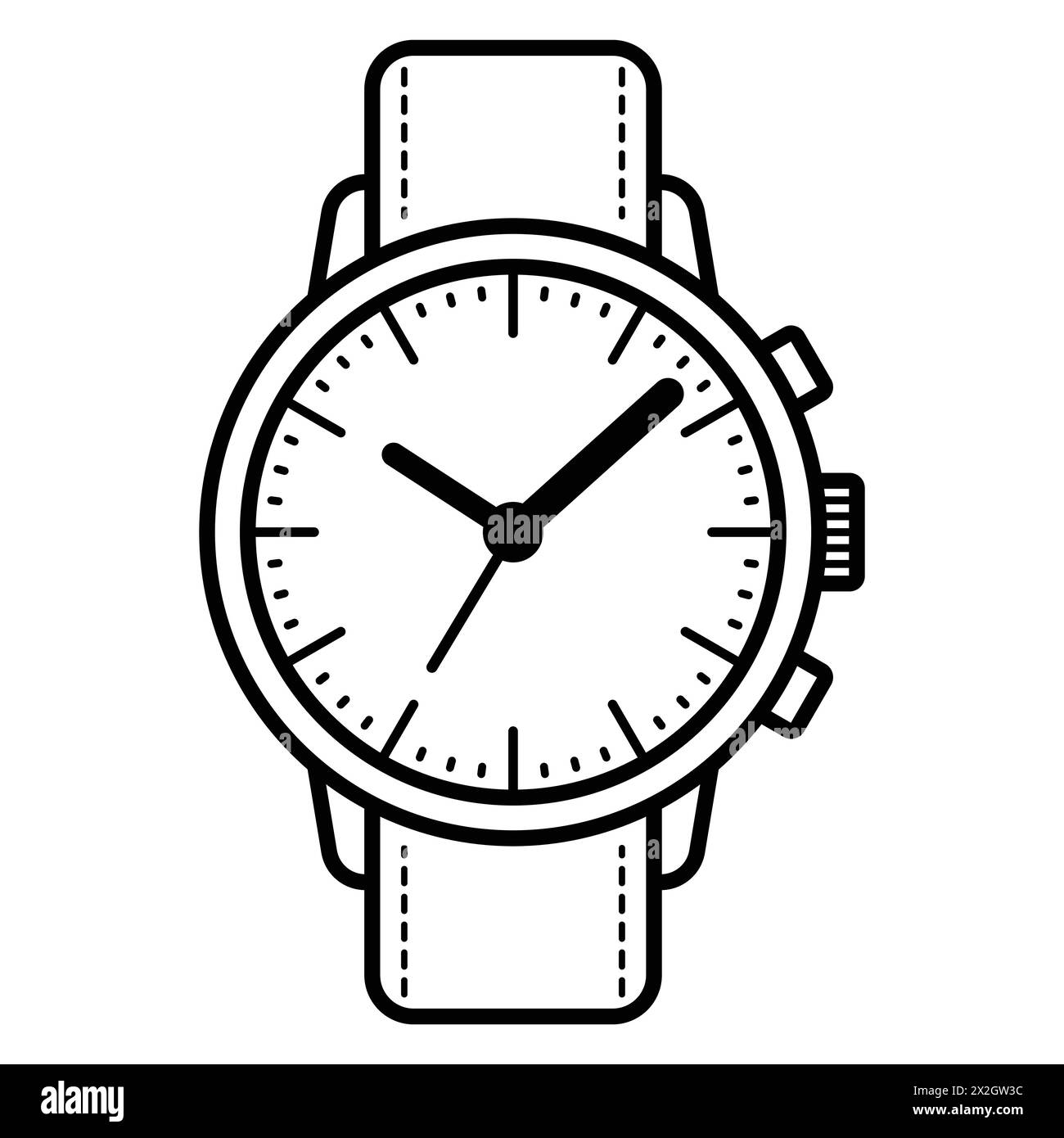 Hand watch icon simple style Black and White Stock Photos Images Alamy