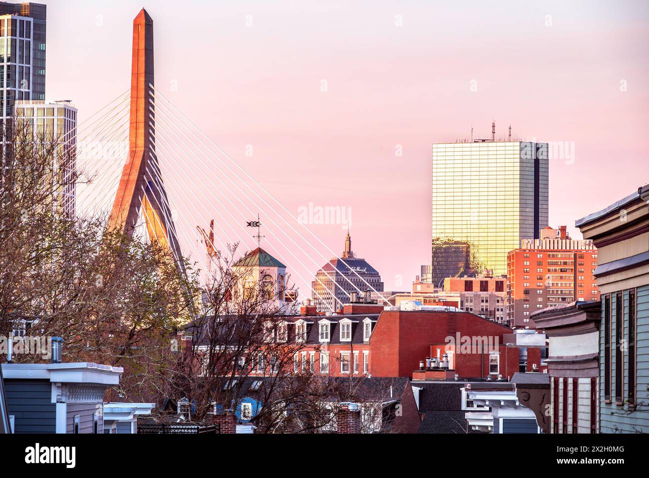 Charlestown in Boston, MA, USA. Stock Photo