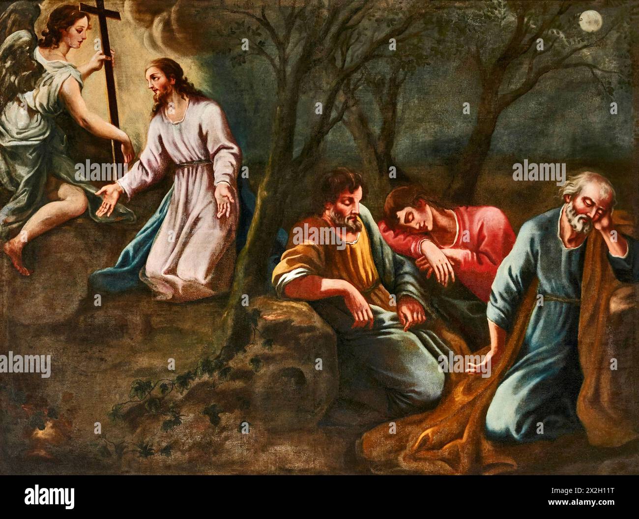 Gesu Nell'orto Degli Ulivi Immagini Cristo nell’orto degli ulivi - olio su tela - Francesco Loli