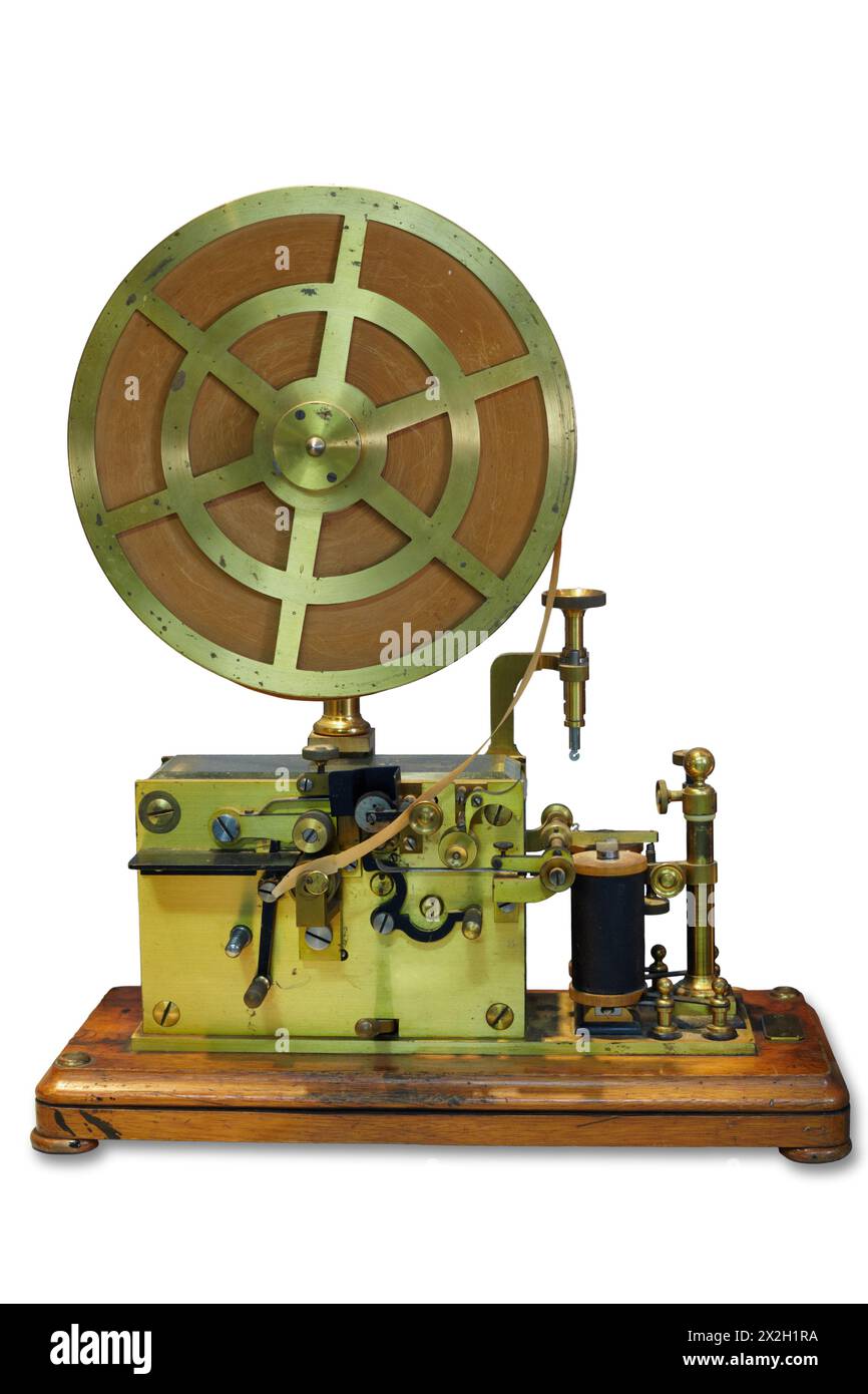 Telegraph apparatus Stock Photo
