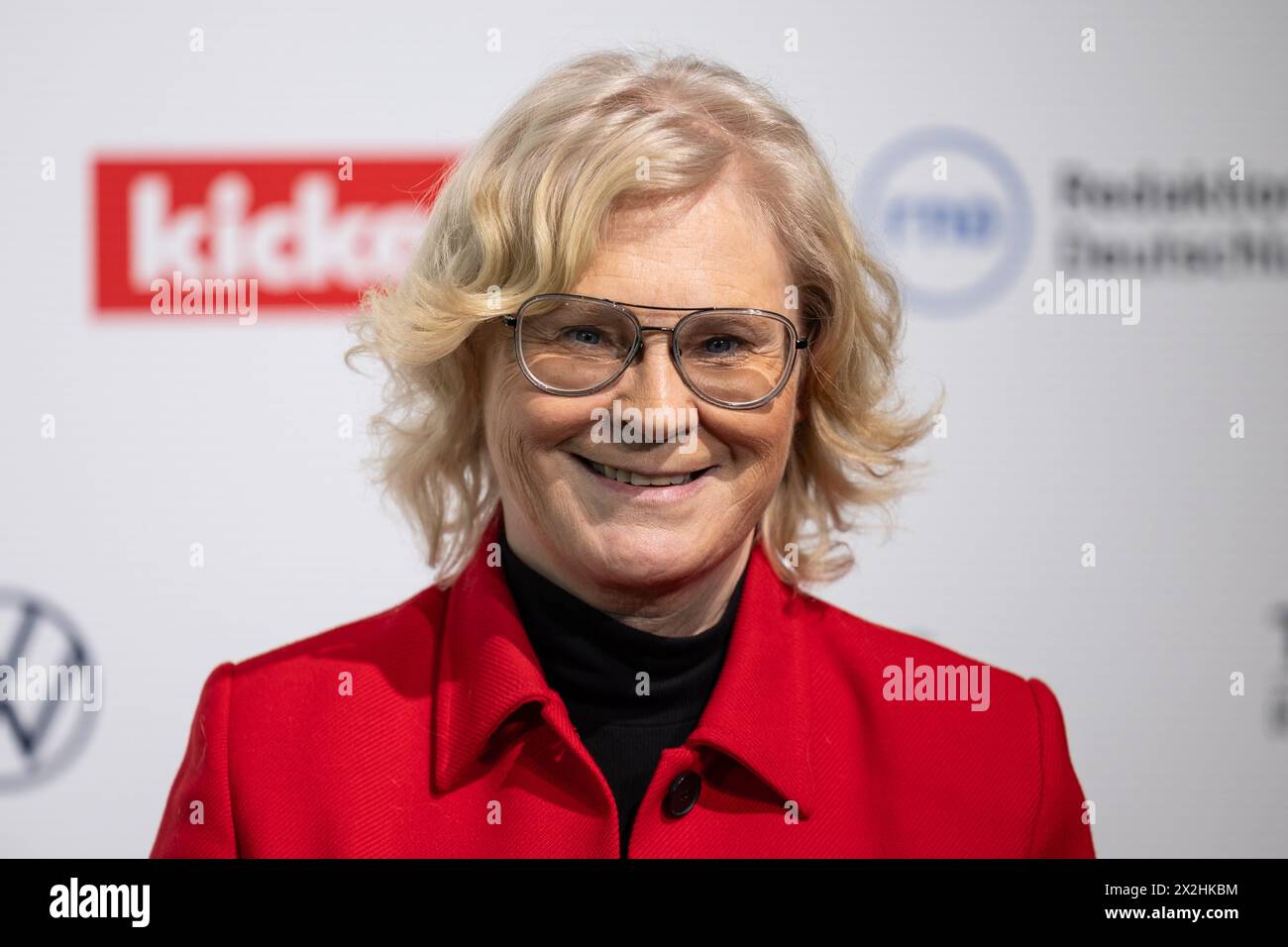 Berlin, Germany. 22nd Apr, 2024. Former Defense Minister Christine Lambrecht, member of the Board of Trustees, will be attending the event. The DFB Foundation presents the Sepp Herberger Awards in the evening. Credit: Hannes P. Albert/dpa/Alamy Live News Stock Photo