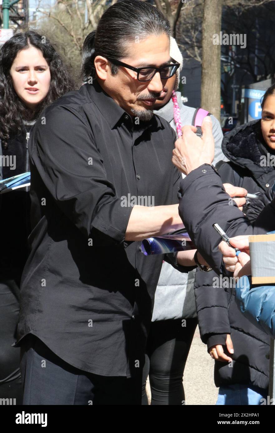 New York, NY, USA. 22nd Apr, 2024. Hiroyuki Sanada seen at Live with