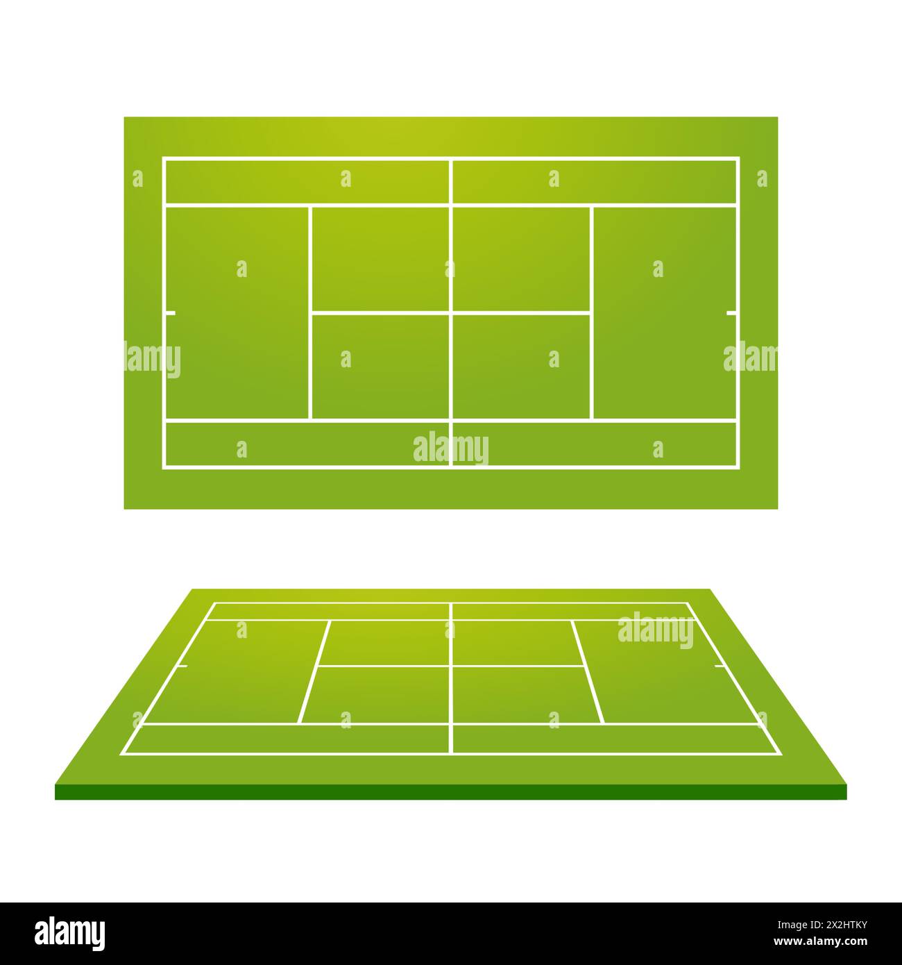 Tennis court. Tennis field with stadium scheme on green background in