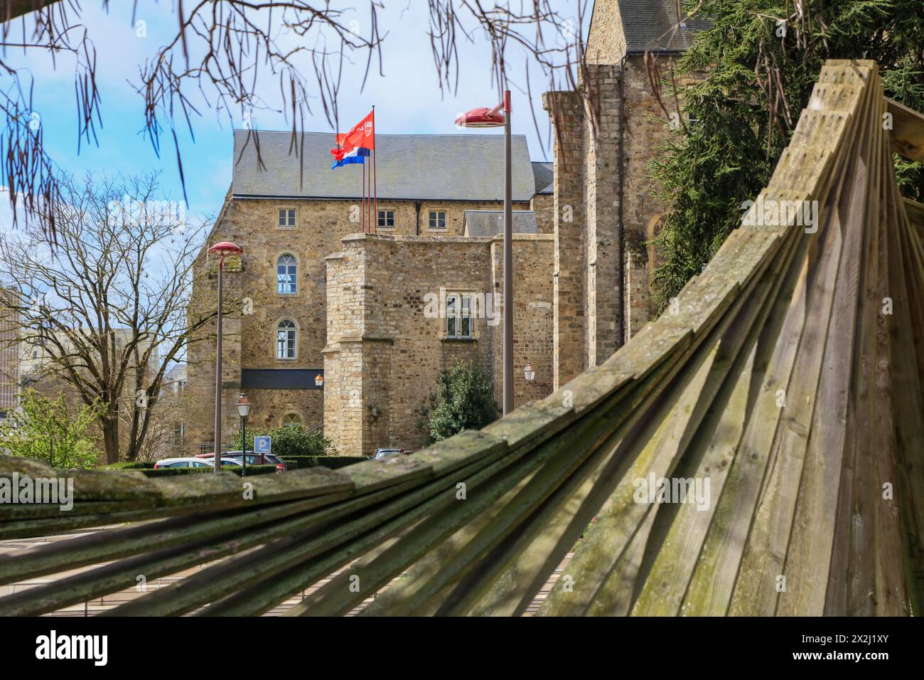 Town Hall Hotel de Ville, Le Mans, Departement Sarthe, Region Pays de la Loire, France Stock Photo