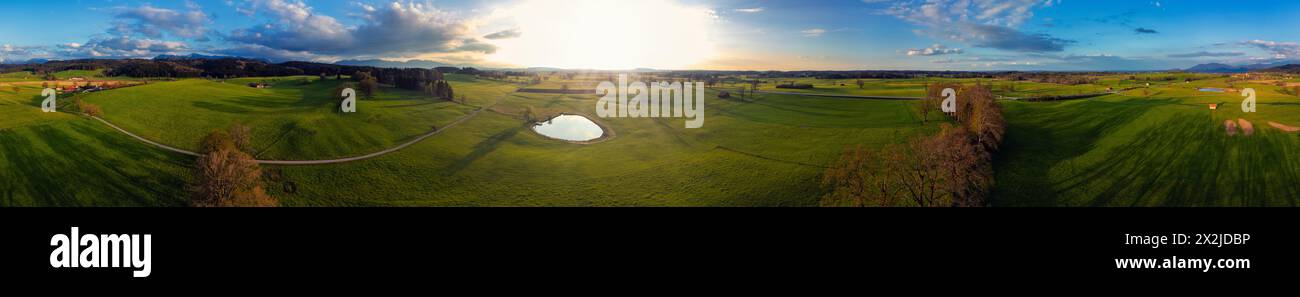 360 degree panorama drone hi-res stock photography and images - Alamy