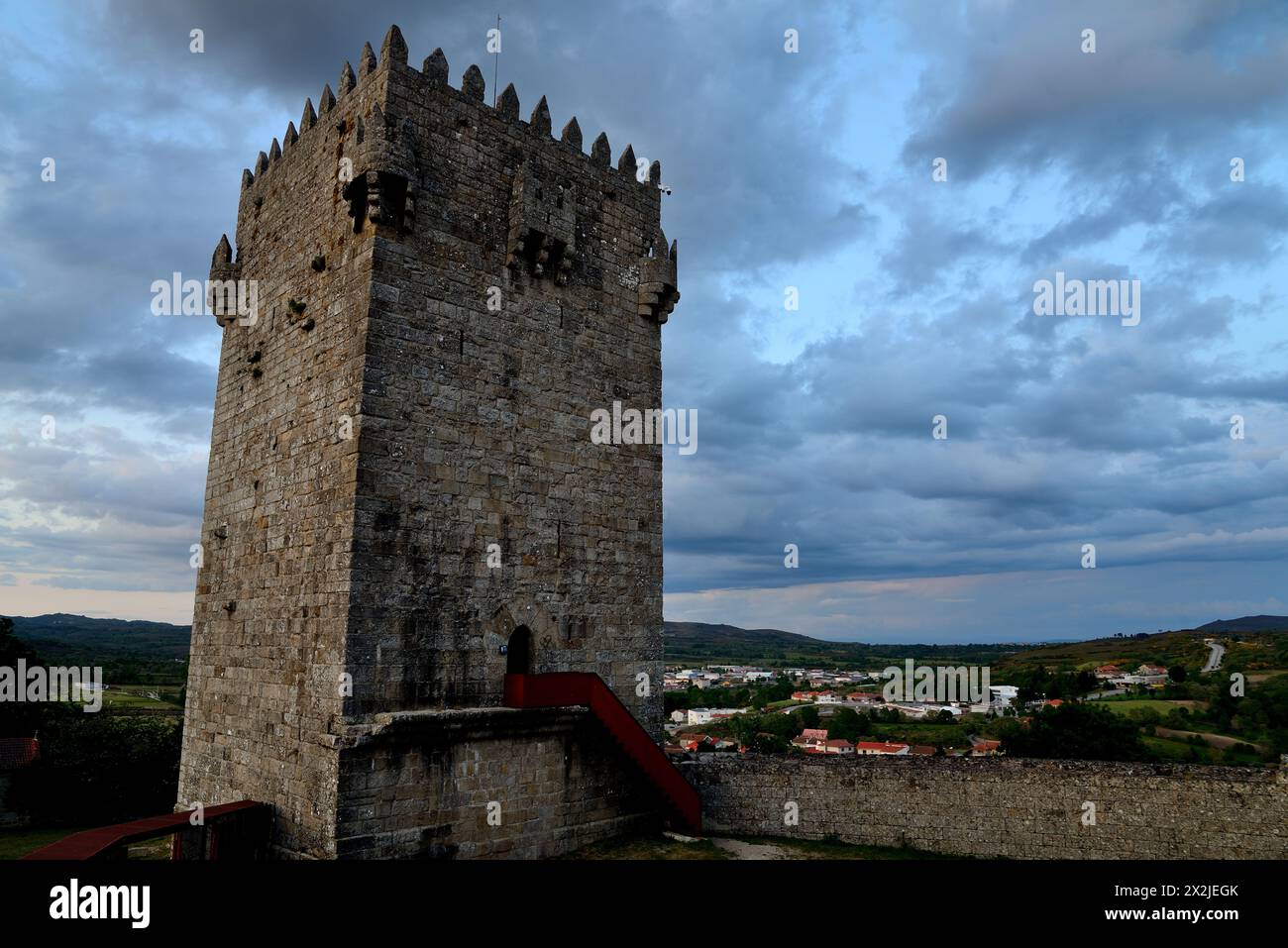 Medieval castle of Montalegre, Portugal Stock Photo - Alamy