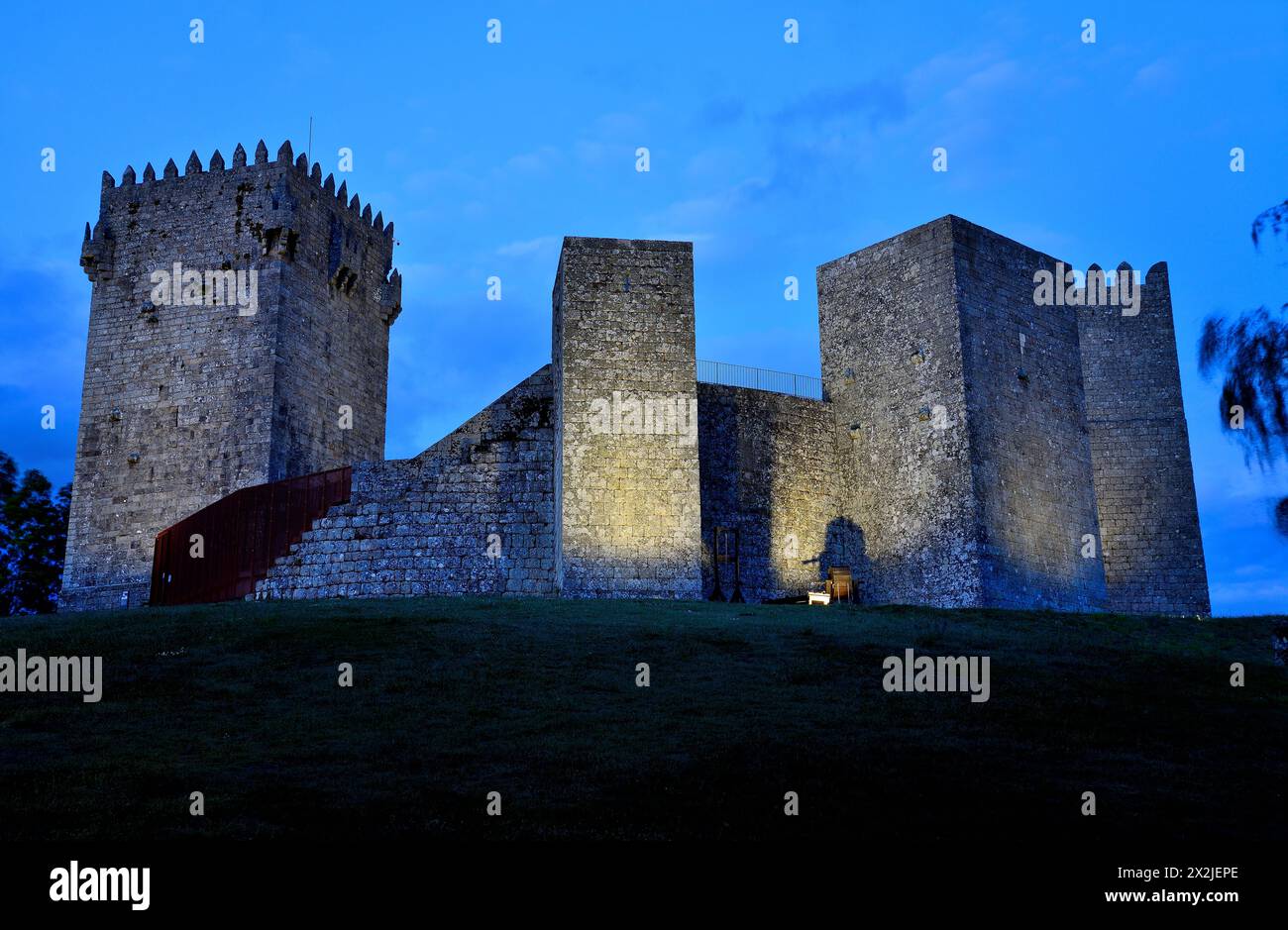 Medieval castle of Montalegre, Portugal Stock Photo - Alamy