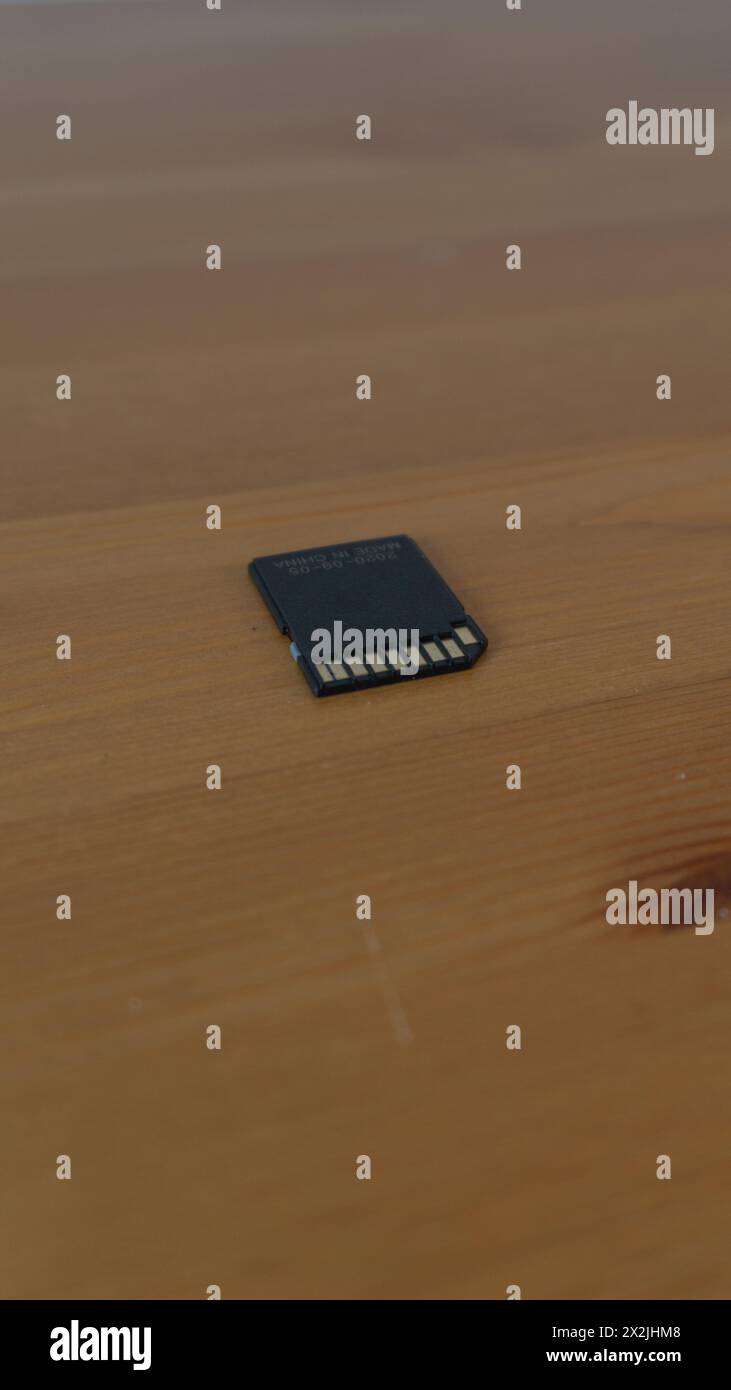 Compact, high-capacity digital memory solution. Ideal for photographers Stock Photo