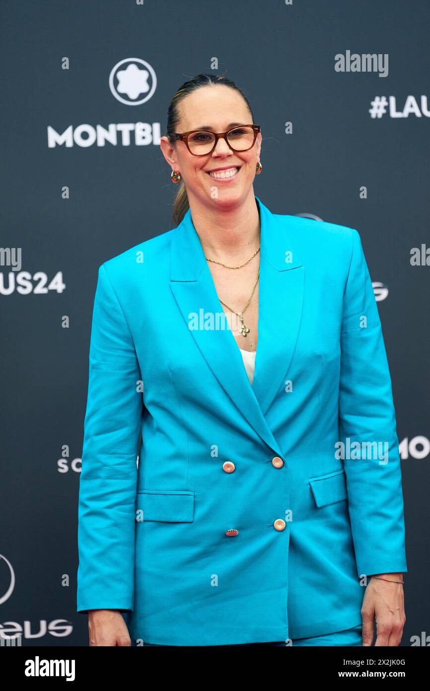 Madrid. Spain. 20240422, Amaya Valdemoro attends Laureus World Sports