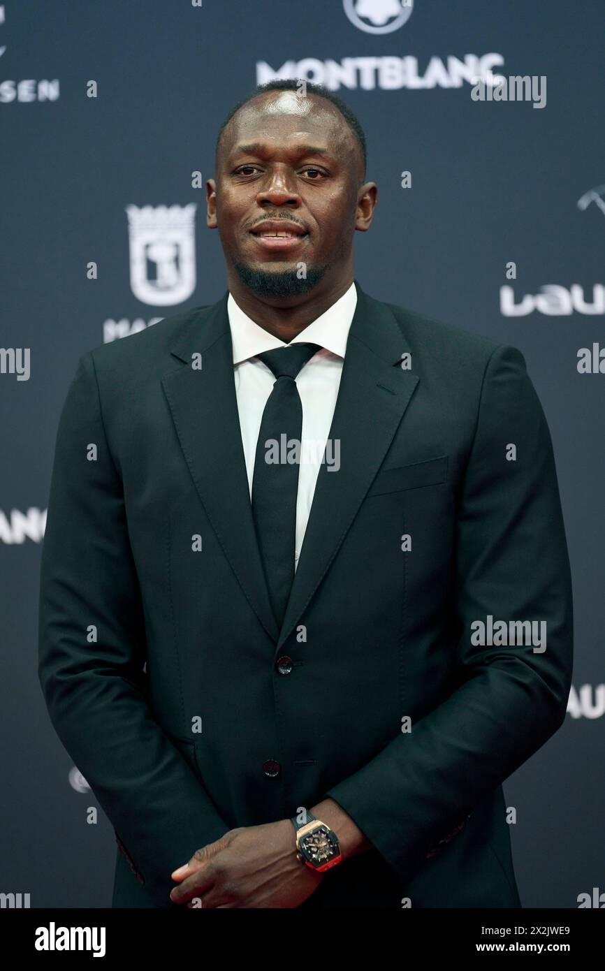 Madrid, Madrid, Spain. 22nd Apr, 2024. Usain Bolt attends Laureus World