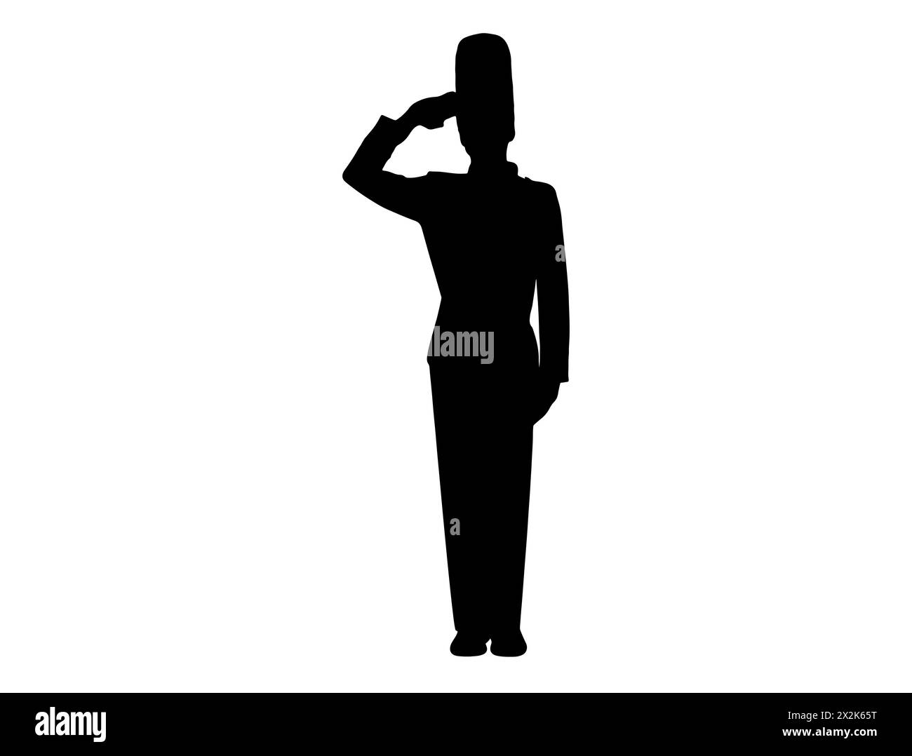 British beefeater soldier silhouette vector art Stock Vector