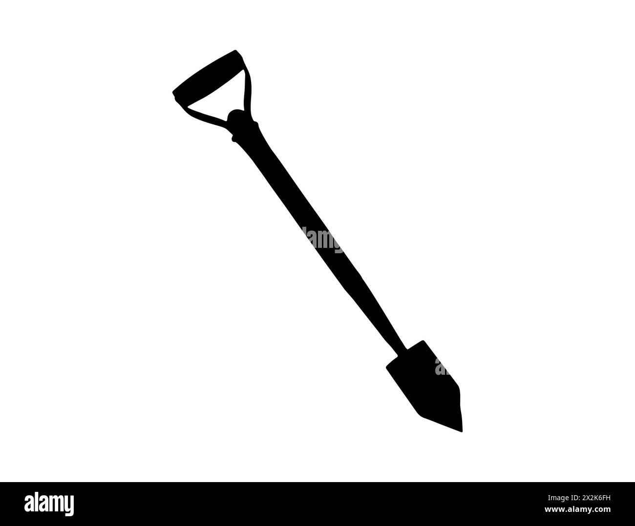 Trapping trowel silhouette vector art Stock Vector Image & Art Alamy
