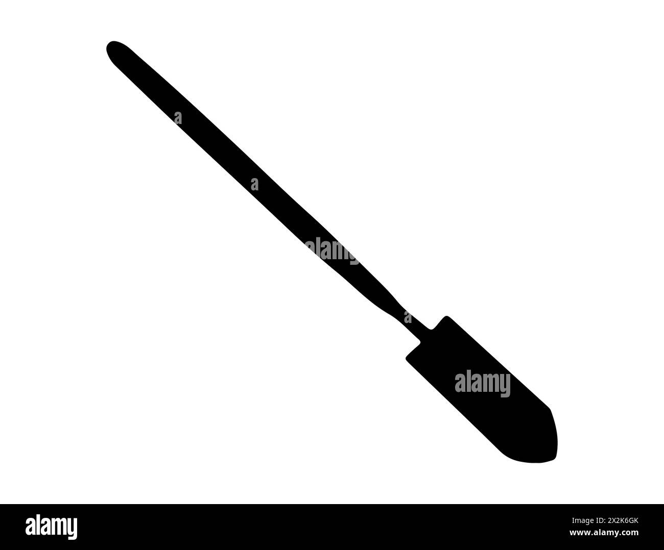 Trapping trowel silhouette vector art Stock Vector Image & Art - Alamy