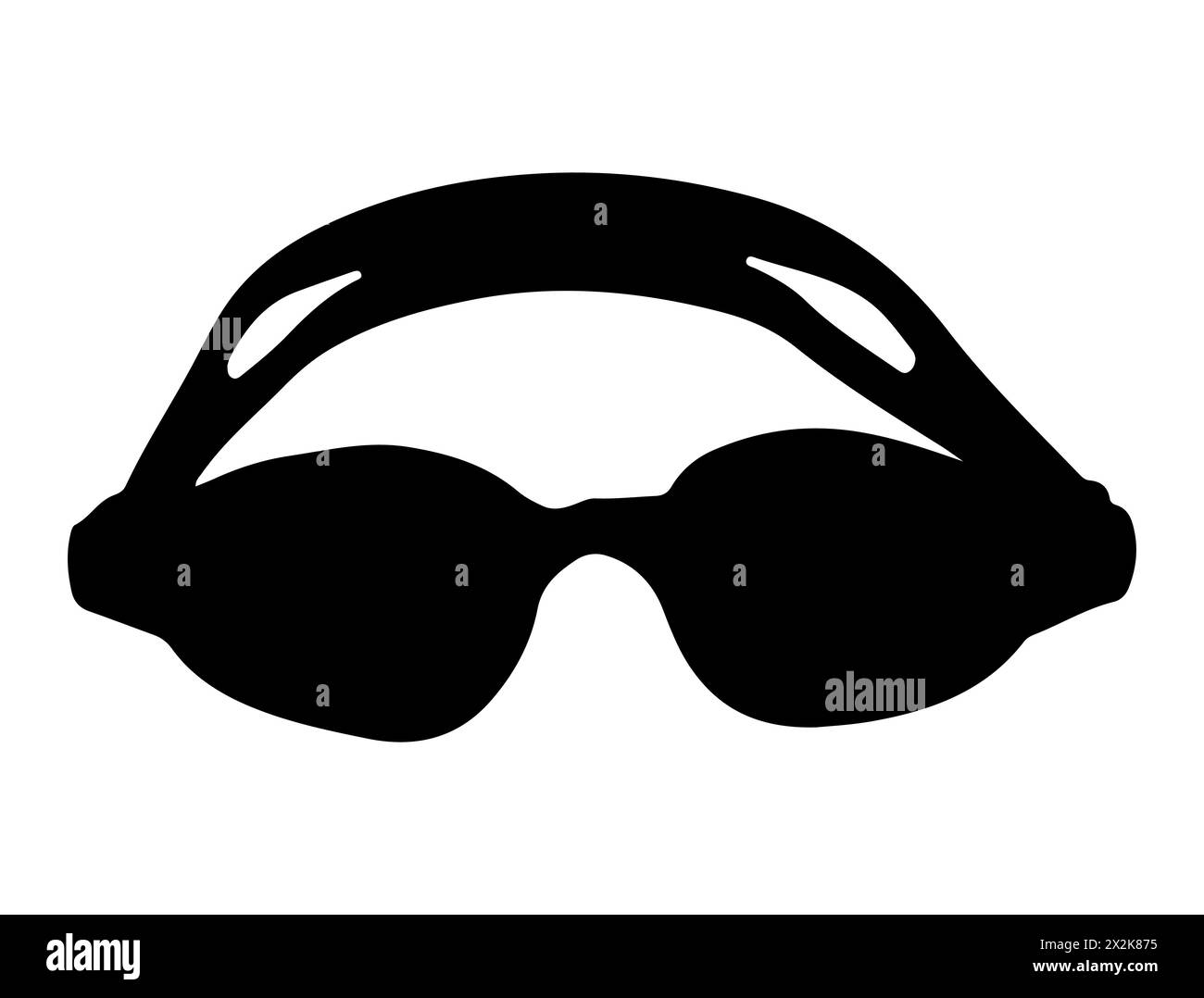 Swimming goggle silhouette vector art Stock Vector Image & Art Alamy