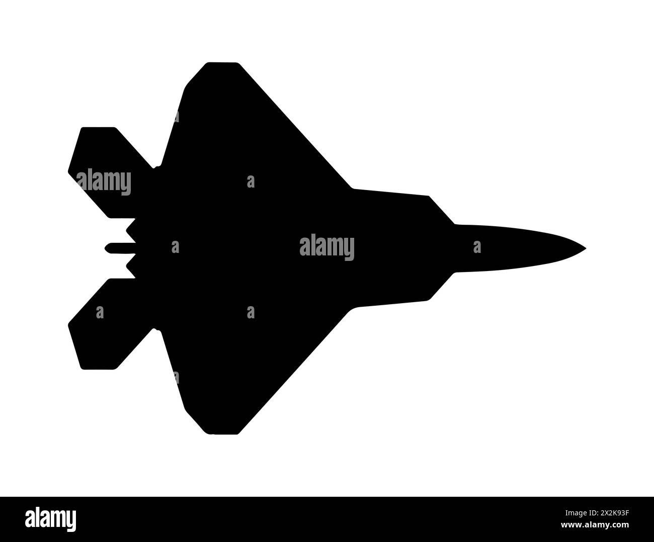 Fighter jet silhouette vector art Stock Vector Image & Art - Alamy