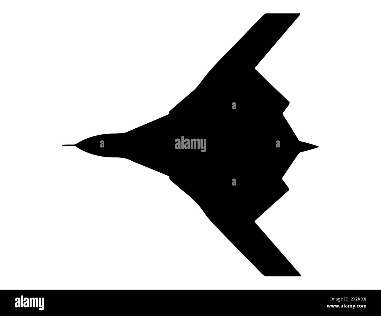 Fighter jet silhouette vector art Stock Vector