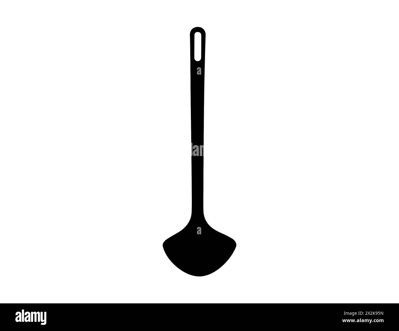 Food ladle silhouette vector art Stock Vector Image & Art Alamy