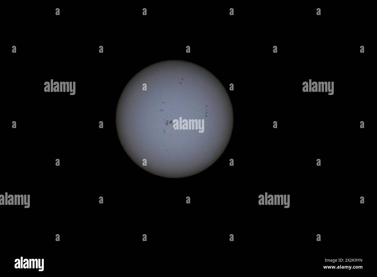 Sun spots Stock Photo