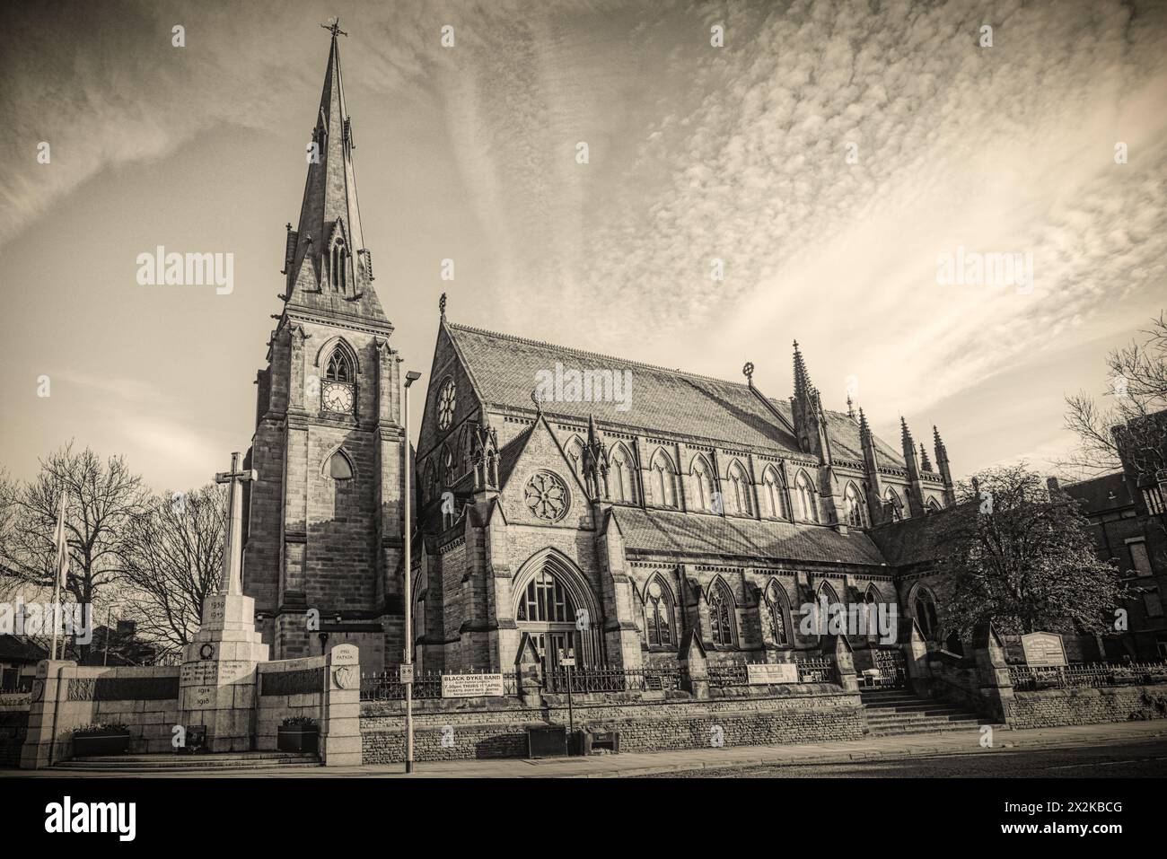 Bury Parish Church, Bury, Lancashire, England, United Kingdom Stock ...