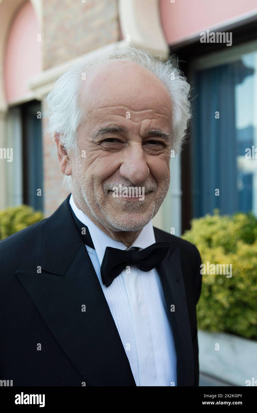Portrait of Toni Servillo (actor) during the 78th Venice International Film Festival 02/09/2021 ©Isabella DE MADDALENA/opale.photo Stock Photo
