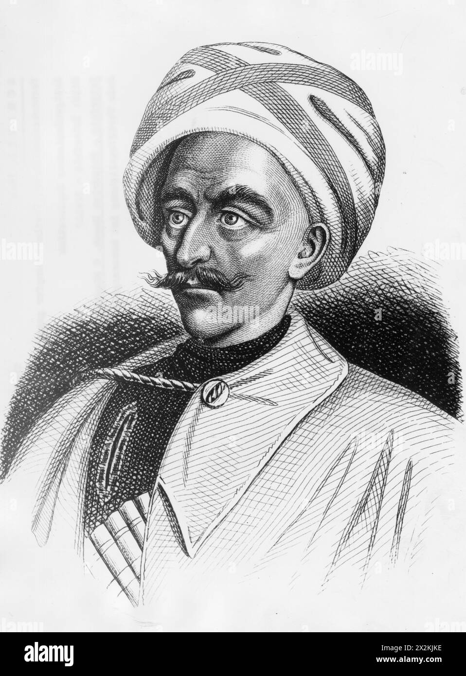 Schamil ben Mohammed, circa 1797 - March 1871, Islam. scholar, ADDITIONAL-RIGHTS-CLEARANCE-INFO-NOT-AVAILABLE Stock Photo